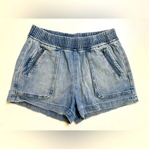 Aerie, like new, Small, soft Jean shorts with elastic waist